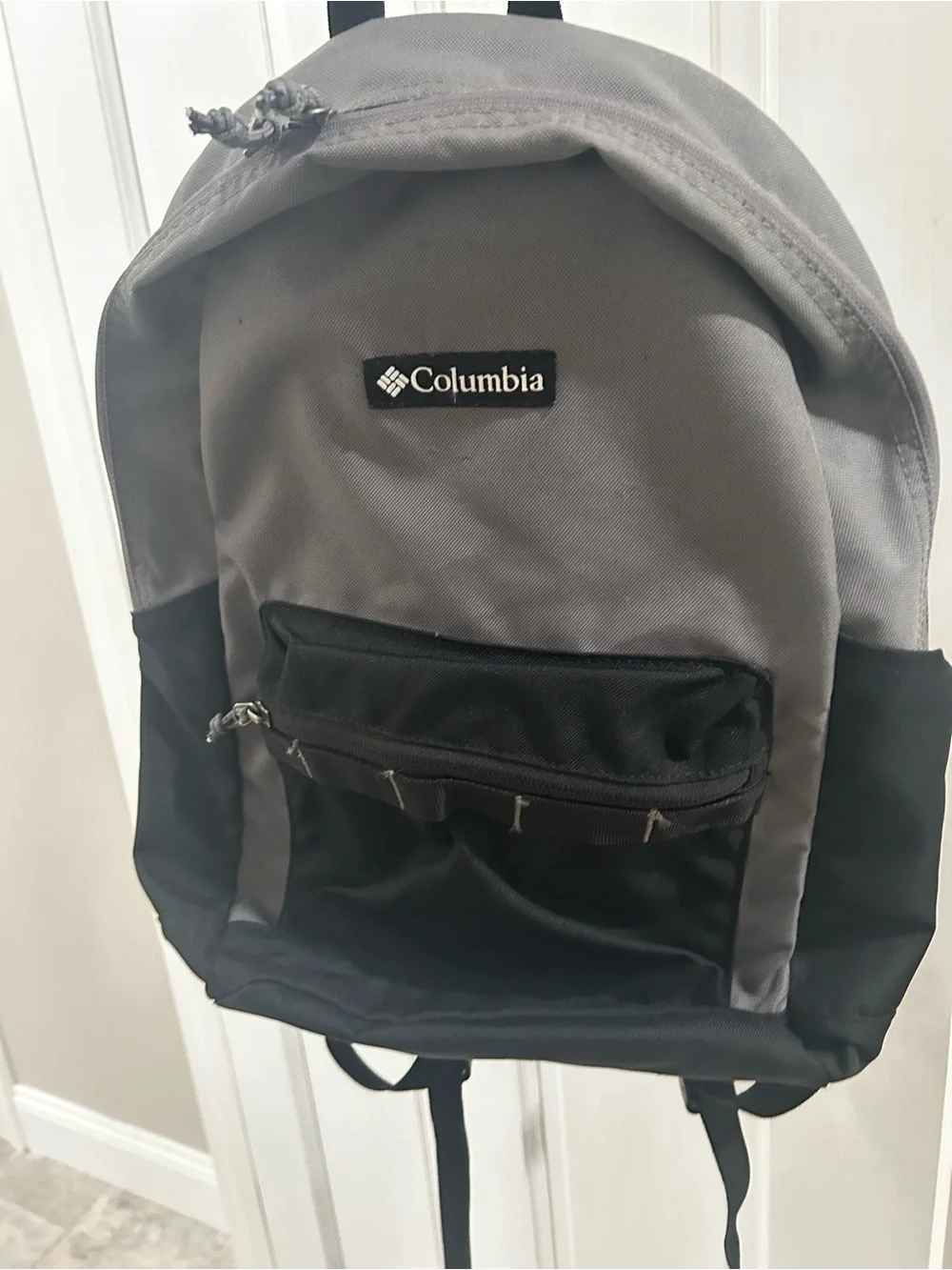 Columbia Grey and Black Backpack
